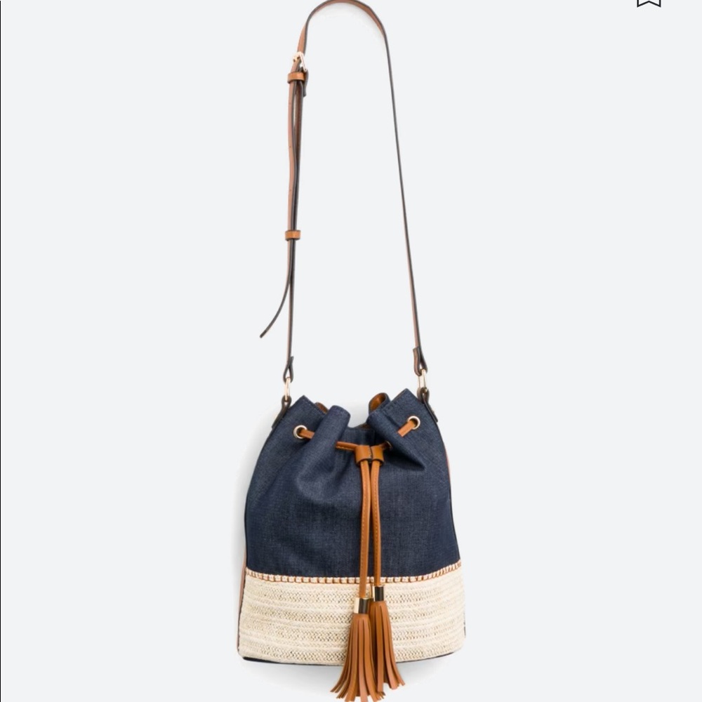 Urban expressions Liza denim bucket crossbody